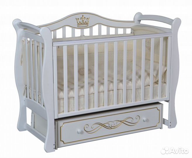 Детская кровать Julia 111 Белая Новая Доставим