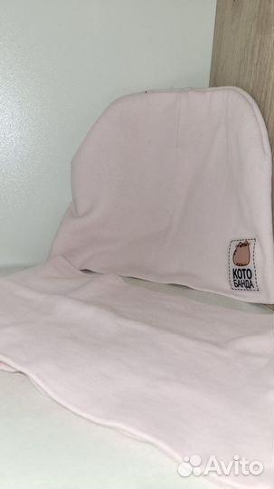 Комплект шапка и снуд