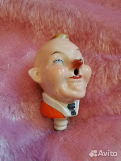 Пробка бутылочная фаянс старинная