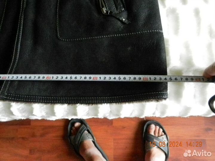 Дубленка натуральная мужская 54 56