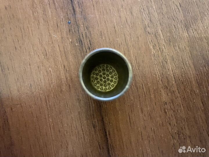 Наперсток СССР латунь