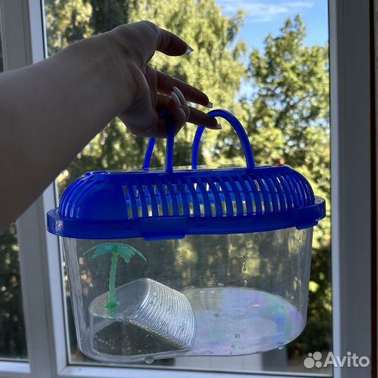 Контейнер/переноска для маленькой черепахи