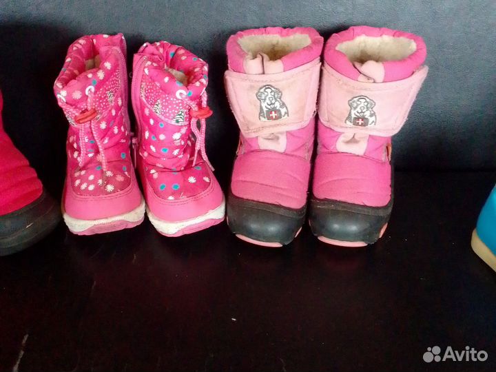 Сапоги сноубутсы. для девочки