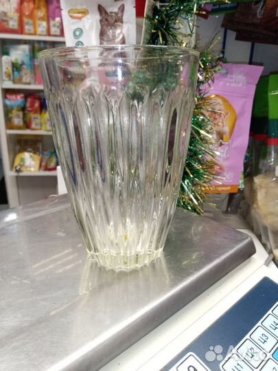 Ваза цветное стекло, пивной стакан СССР