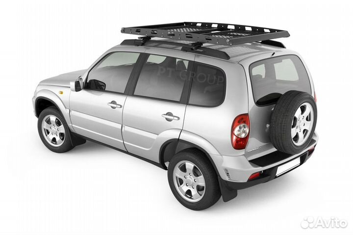 Багажник-корзина универсальная на Chevrolet Niva