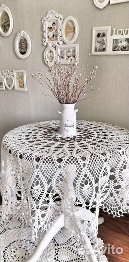 Скатерть вязаная