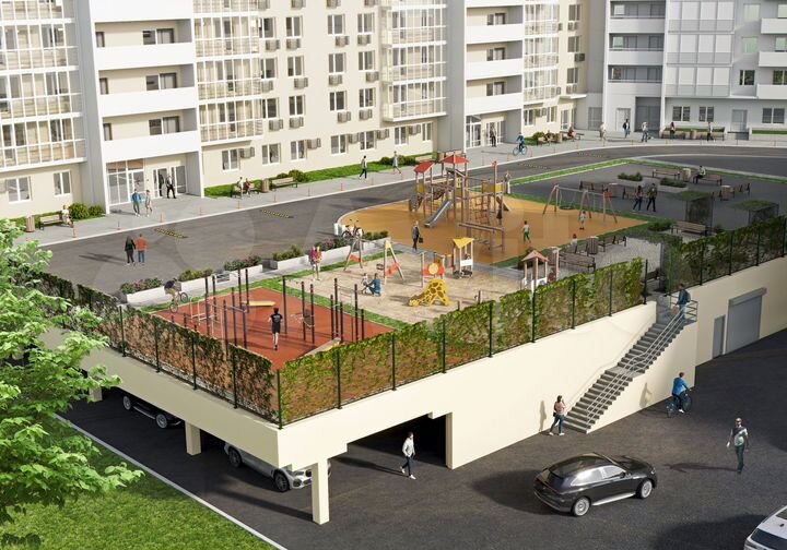 1-к. квартира, 68,5 м², 3/26 эт.