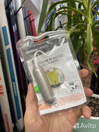 Газовый баллон CO2 для жилета 15 г Itiwit