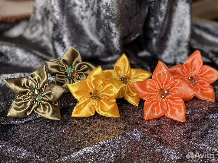 Резинки для волос, ручная работа