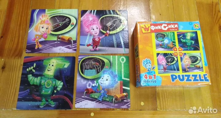 Пазлы Фиксики Винни Пух и другие