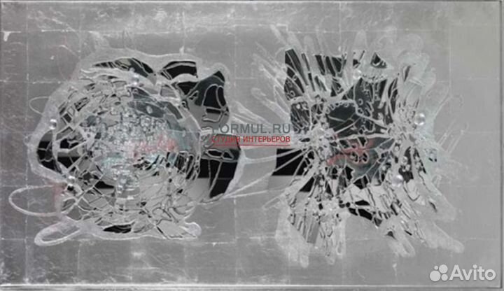 223913 Панно Franco Bertozzini Vision B oro