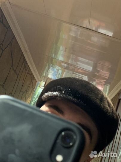 Мужская зимняя кепка нерпа