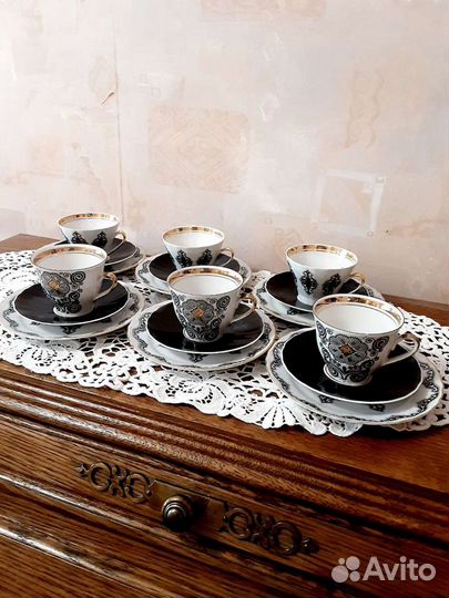 Кофейные и чайный сервизы Дулево, Рижский