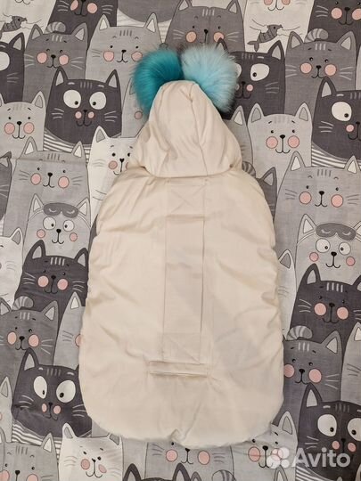 Зимний конверт для новорожденных (на выписку)