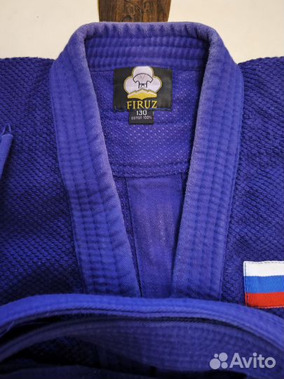 Кимоно для дзюдо синее
