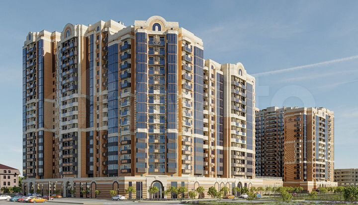 2-к. квартира, 56,6 м², 11/17 эт.