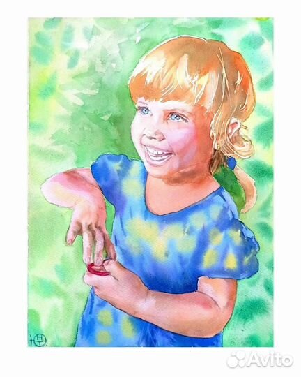 Живопись, картина, портрет, подарок