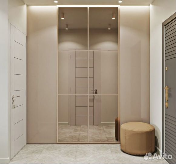 Шкаф распашной белый