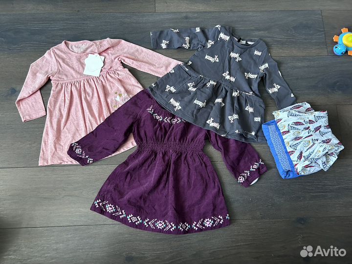 Детские вещи пакетом на девочку 80,86,92 размеры