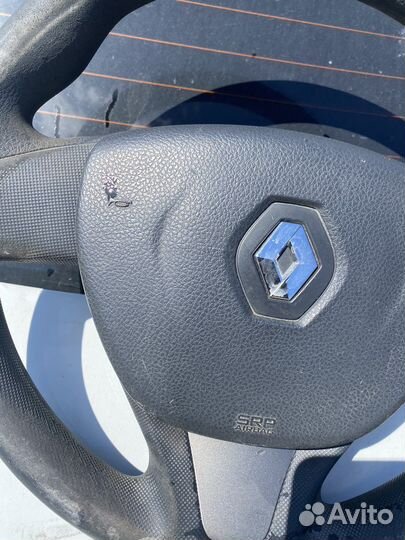 Руль renault logan 2 с подушкой