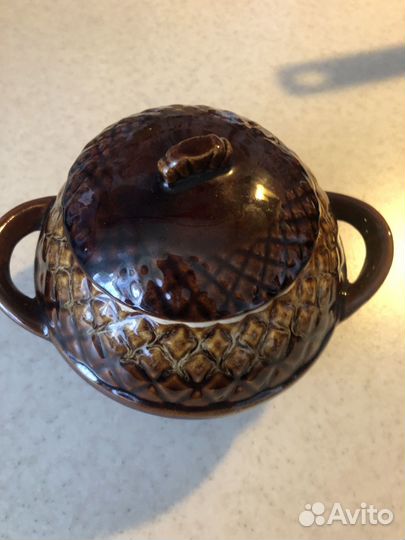 Горшок для запекания керамический 4 штуки