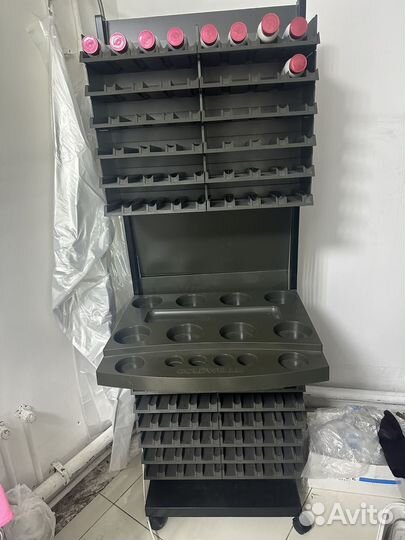 Тележка парикмахерская с хранением краски