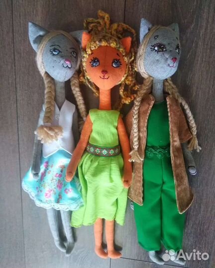 Текстильная интерьерная кукла