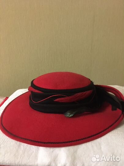 Шляпа фетровая женская