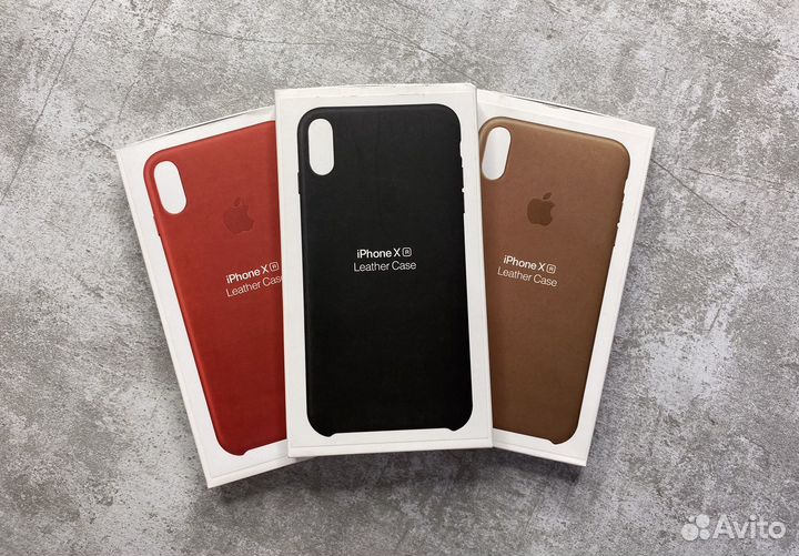 Чехол на iPhone кожаный