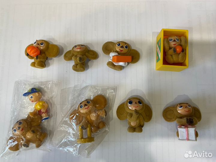 Kinder ландрин Чебурашка и крокодил Гена