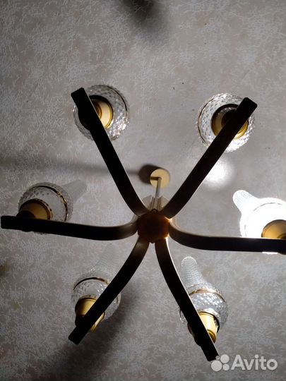 Люстра потолочная бу