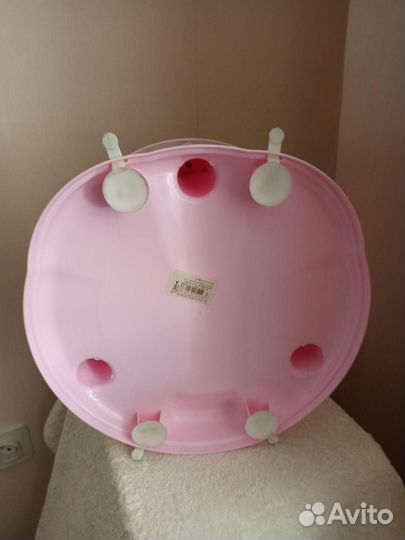 Сиденье для купания детское розовое