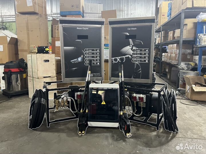 Оборудование для мойки самообслуживания 4 поста