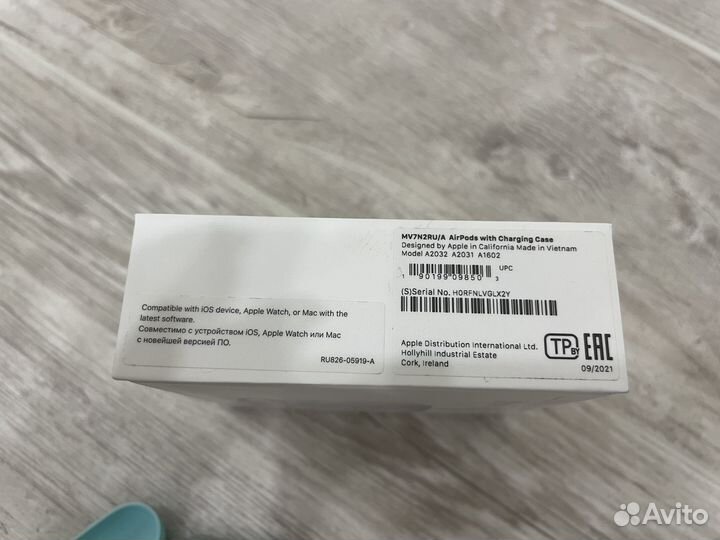 Беспроводные наушники apple airpods 2