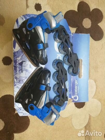 Коньки-ролики раздвижные р29-32