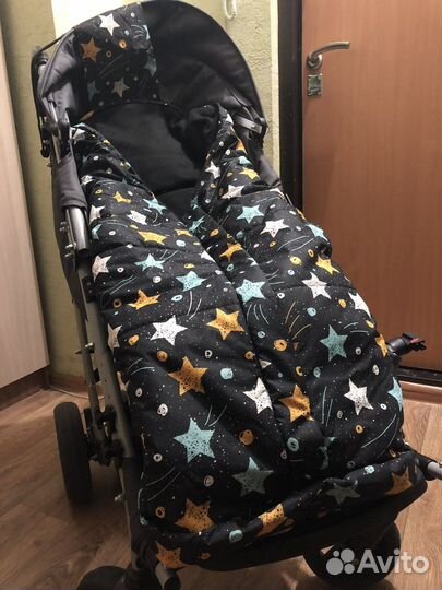 Мешок утепленный в коляску, универсальный