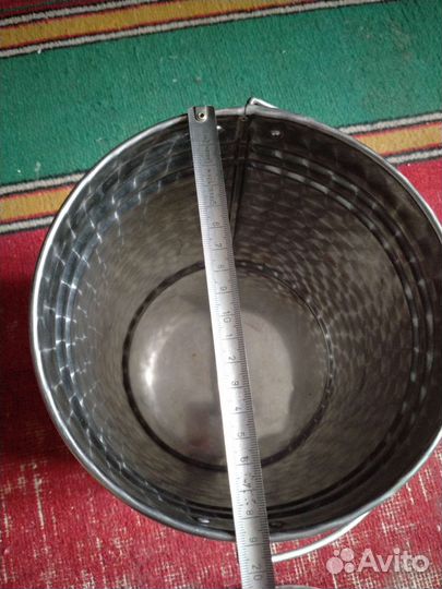 Ведро из нержавейки