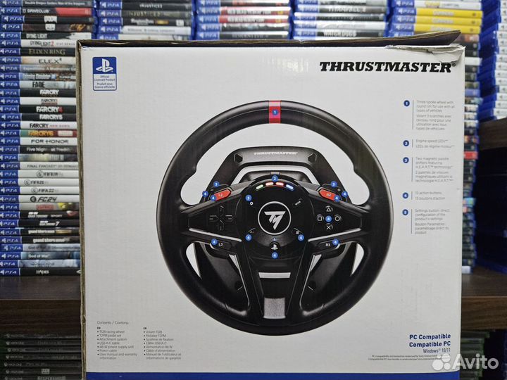 Руль thrustmaster t128 для PS4,5,пк