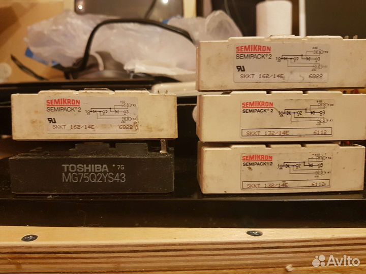 Тиристорные модули semikron semipack skkt 162/14E
