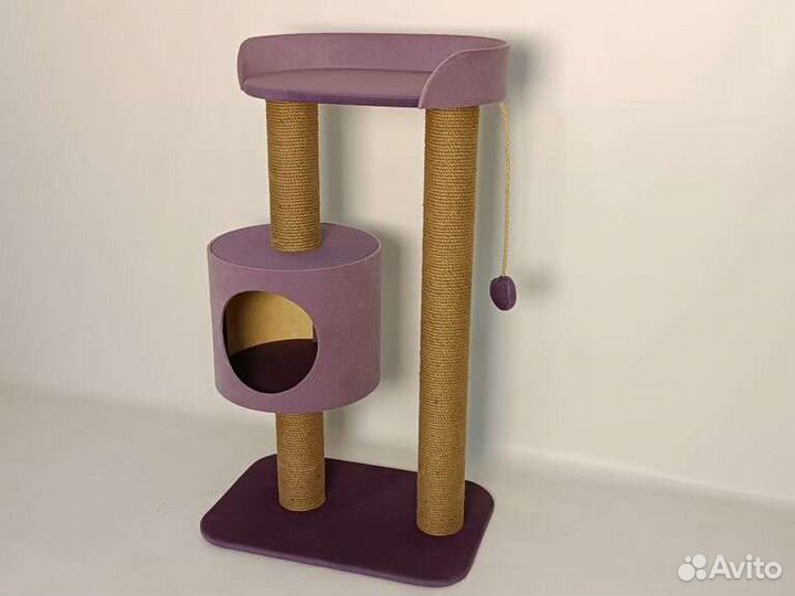 Домик с когтеточкой для крупных кошек