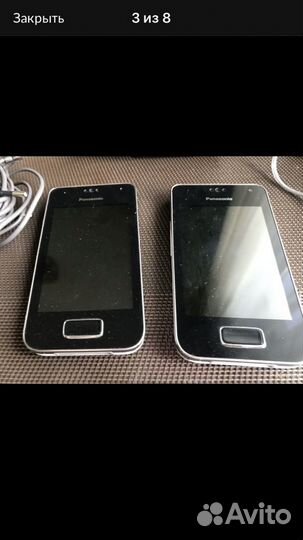 Телефон Panasonic 2 трубки и станция