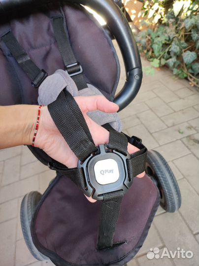 Складной детский велосипед с ручкой