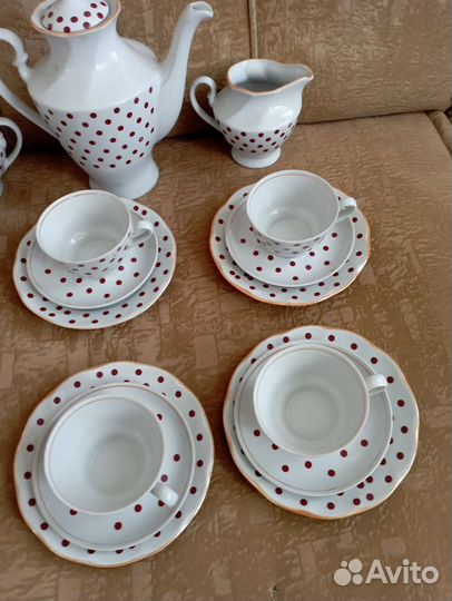 Чайно кофейный сервиз рига
