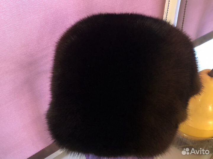 Шапка норковая мягкая