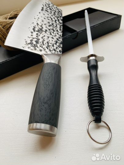 Кованный топорик Нож Киритцуке