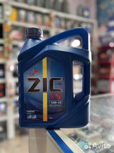 Масло моторное Zic X5 10W40 4л