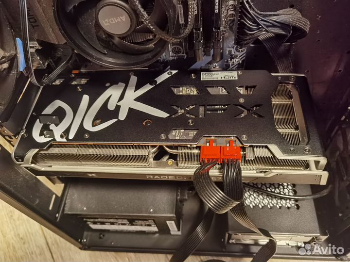 Видеокарта rx6700xt XFX AMD Radeon 12gb Qick 319