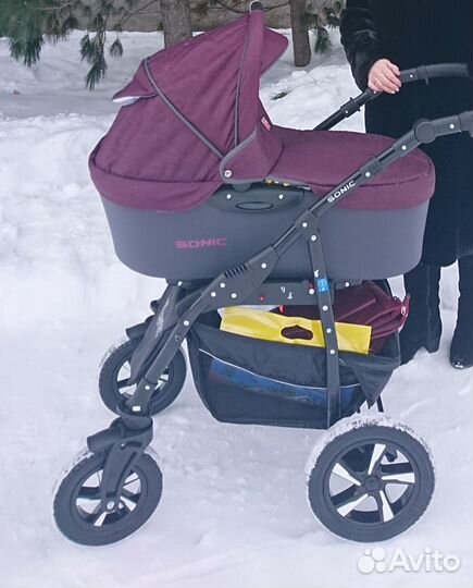 Коляска sonik verdi 3 в 1