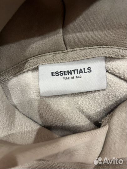 Худи essentials fear of god оригинал