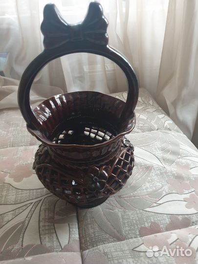 Винтажная керамическая ваза СССР